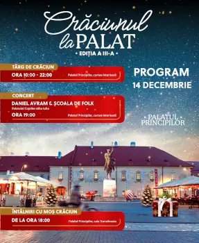 Weekend de poveste la Palatul Principilor | 12–14 decembrie 2025