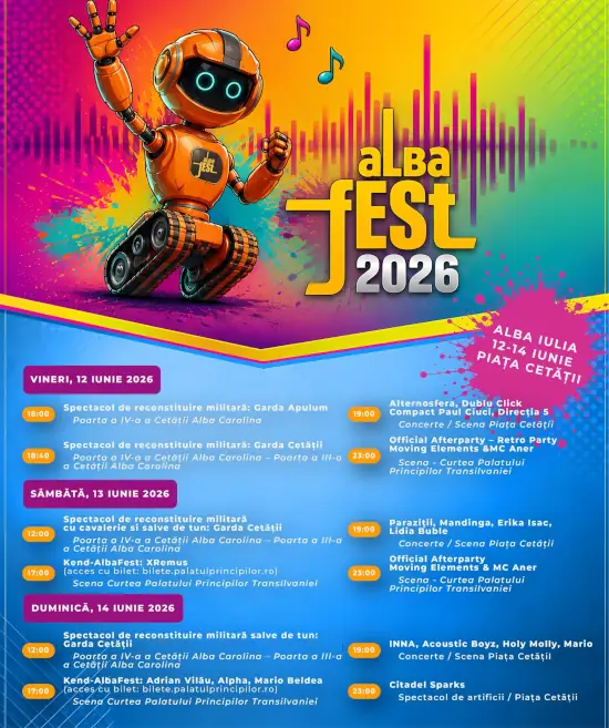 INNA, Paraziții și Lidia Buble vin la AlbaFest 2026